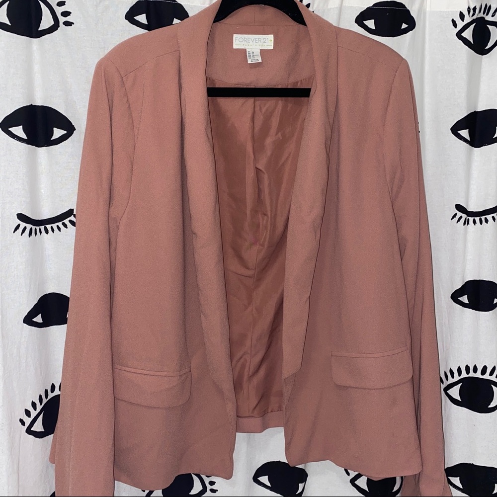 Blush blazer